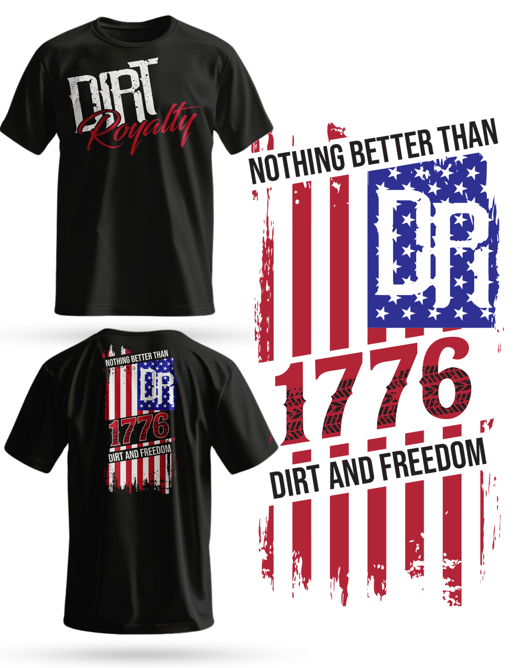 1776 Dirt & Freedom | Men's Offroad Tee