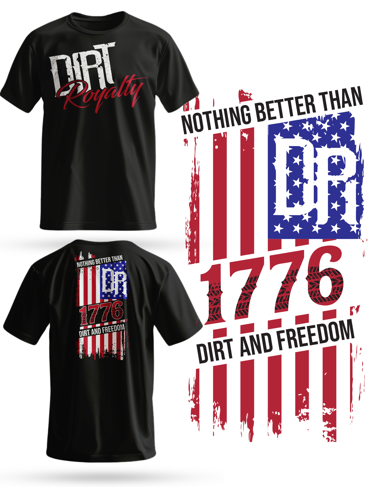 1776 Dirt & Freedom | Men's Offroad Tee