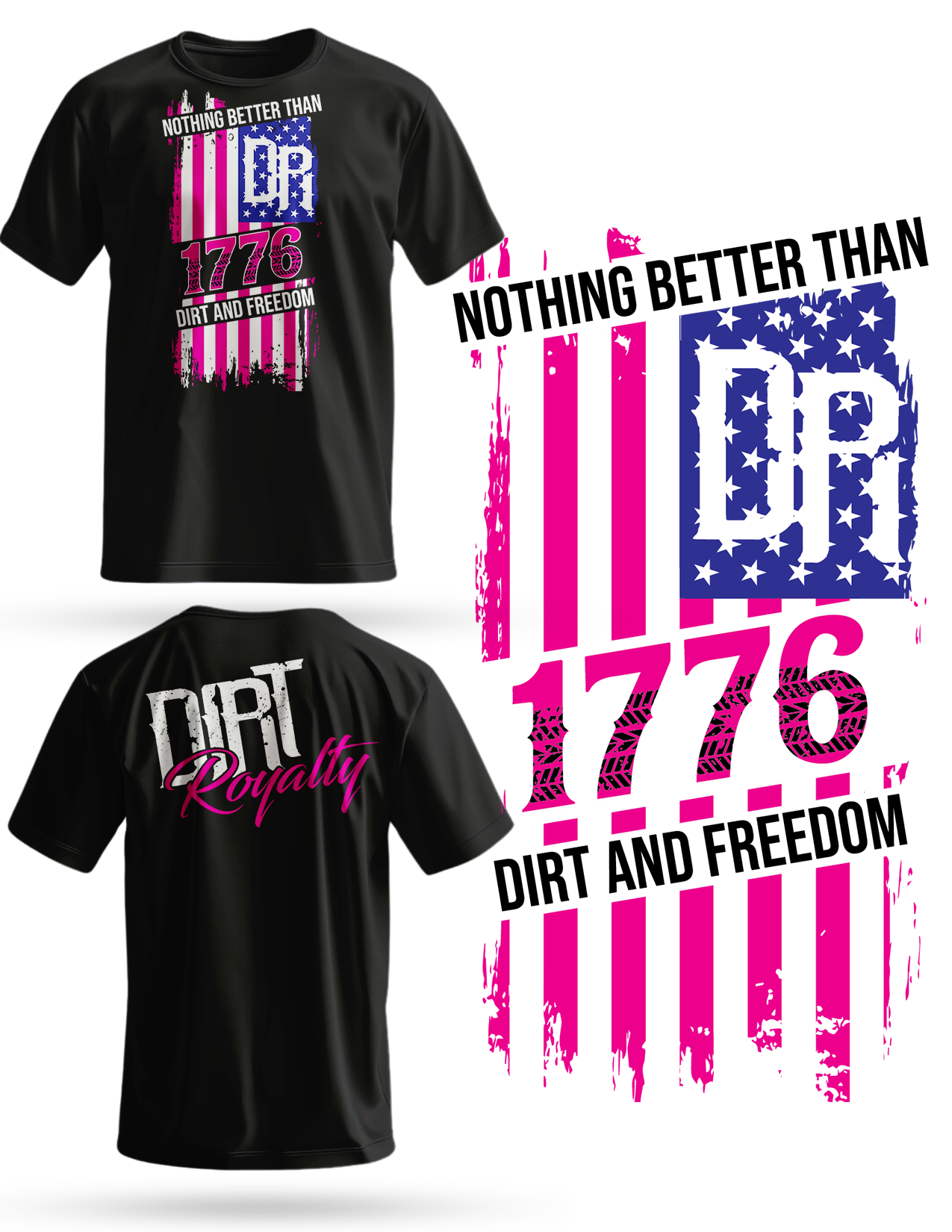 1776 Dirt & Freedom | Women's Offroad Tee